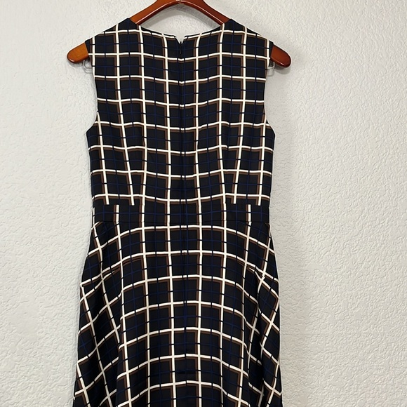 J Crew Windowpane Silk Dress - Picture 9 of 14
